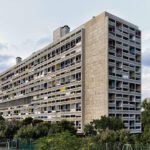 L Unite d Habitation de Marseille Le Corbusier Apartments France Concrete ArchEyes aerial