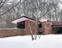 The Eppstein House Frank Lloyd Wright Usonian Vision Architecture ArchEyes Exterior snow day