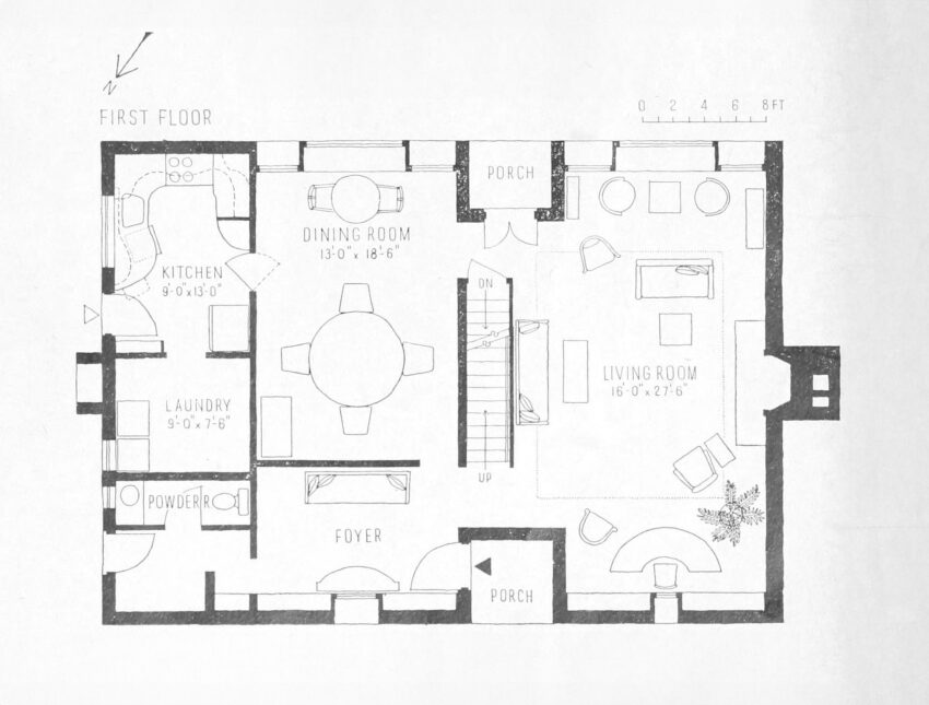 The Margaret Esherick House Louis Kahn ArchEyes plans