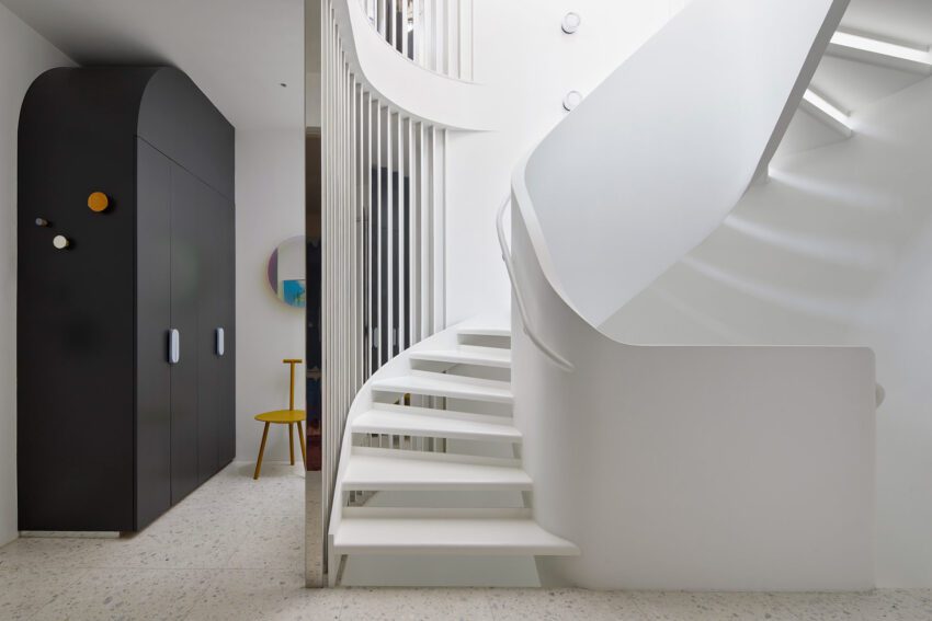 The Silver Lining House San Francisco California Mork Ulnes Architects ArchEyes stairs