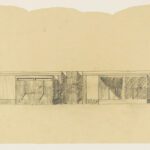 The Tribune Review Publishing Company Building Louis Kahn ArchEyes hand drawing