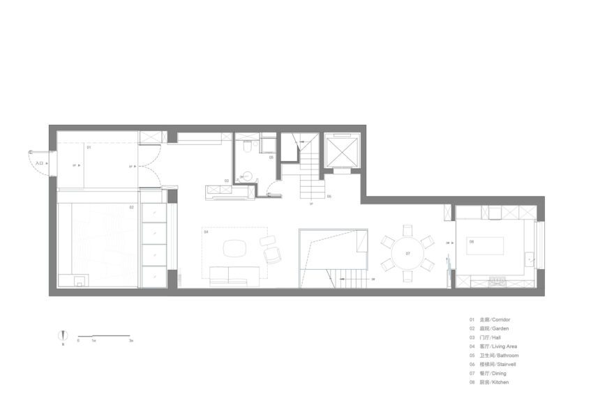 Transition The House of a Filmmaker Fon Studio ArchEyes interior renovation F PLAN