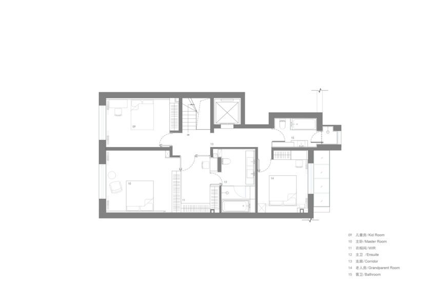 Transition The House of a Filmmaker Fon Studio ArchEyes interior renovation F PLAN