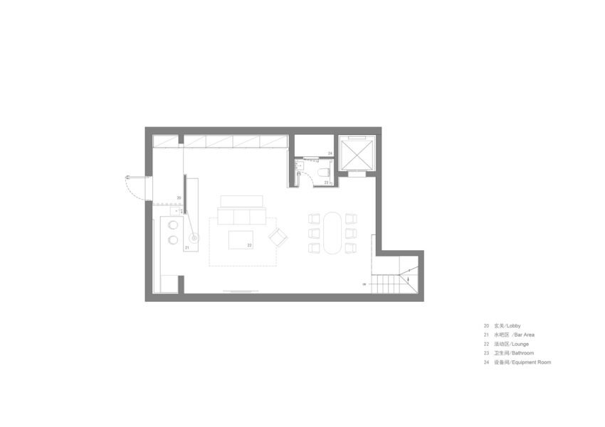 Transition The House of a Filmmaker Fon Studio ArchEyes interior renovation B PLAN
