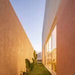 Casa Banderas by Rea Architectural Studio in Mexico ArchEyes corridor green