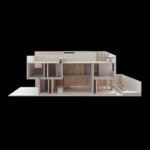 Casa Banderas by Rea Architectural Studio in Mexico ArchEyes model ELEVATION
