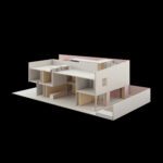 Casa Banderas by Rea Architectural Studio in Mexico ArchEyes model SECTION