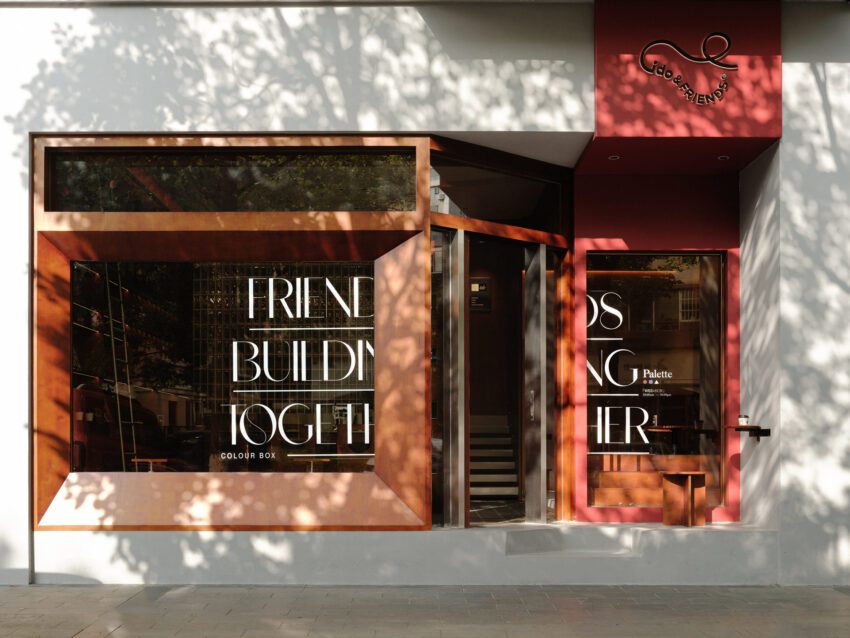 Ido and Friends Cafe by Aurora Design ArchEyes entrance