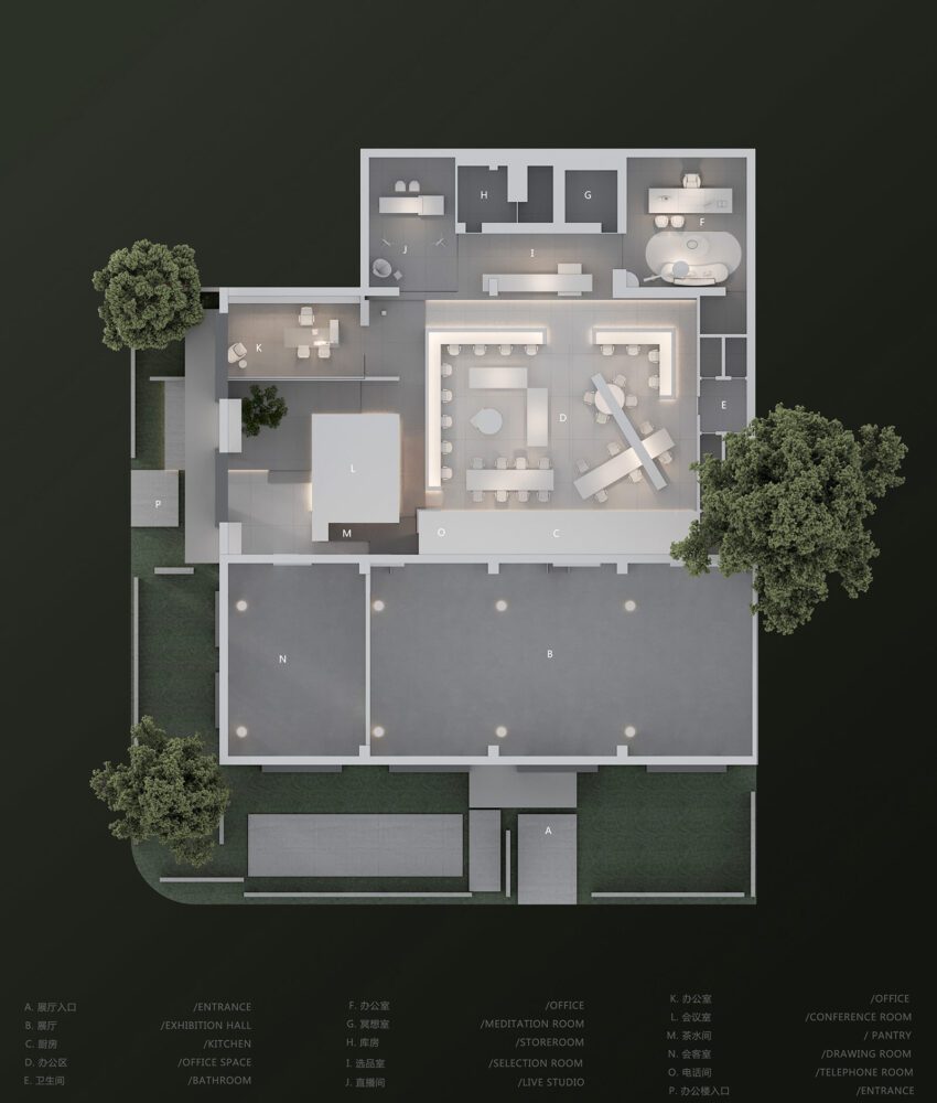 Shui Zui Zhong Guo by CUN DESIGN ArchEyes Floor Plan