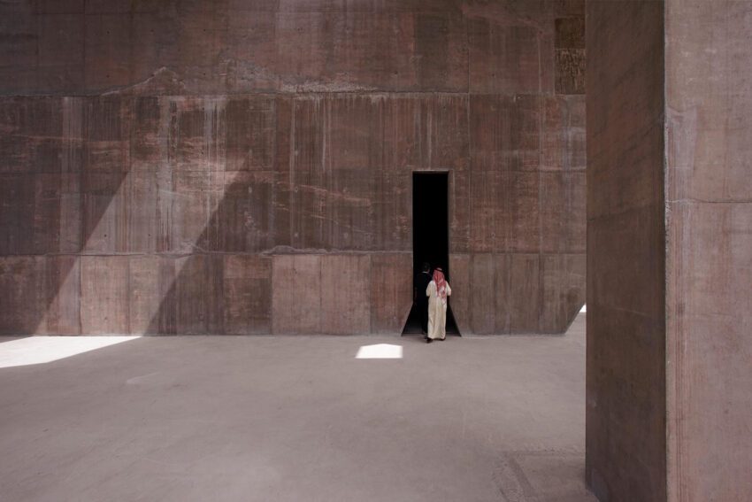 The Pearling Site Museum and Entrance by Valerio Olgiati ArchEyes light