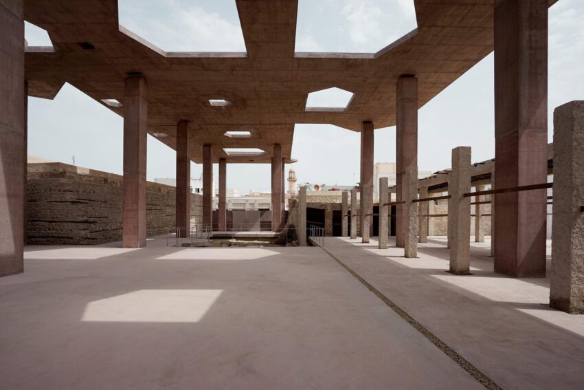 The Pearling Site Museum and Entrance by Valerio Olgiati ArchEyes openings