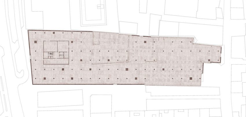 The Pearling Site Museum and Entrance by Valerio Olgiati ArchEyes plans
