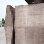 The Pearling Site Museum and Entrance by Valerio Olgiati ArchEyes stone