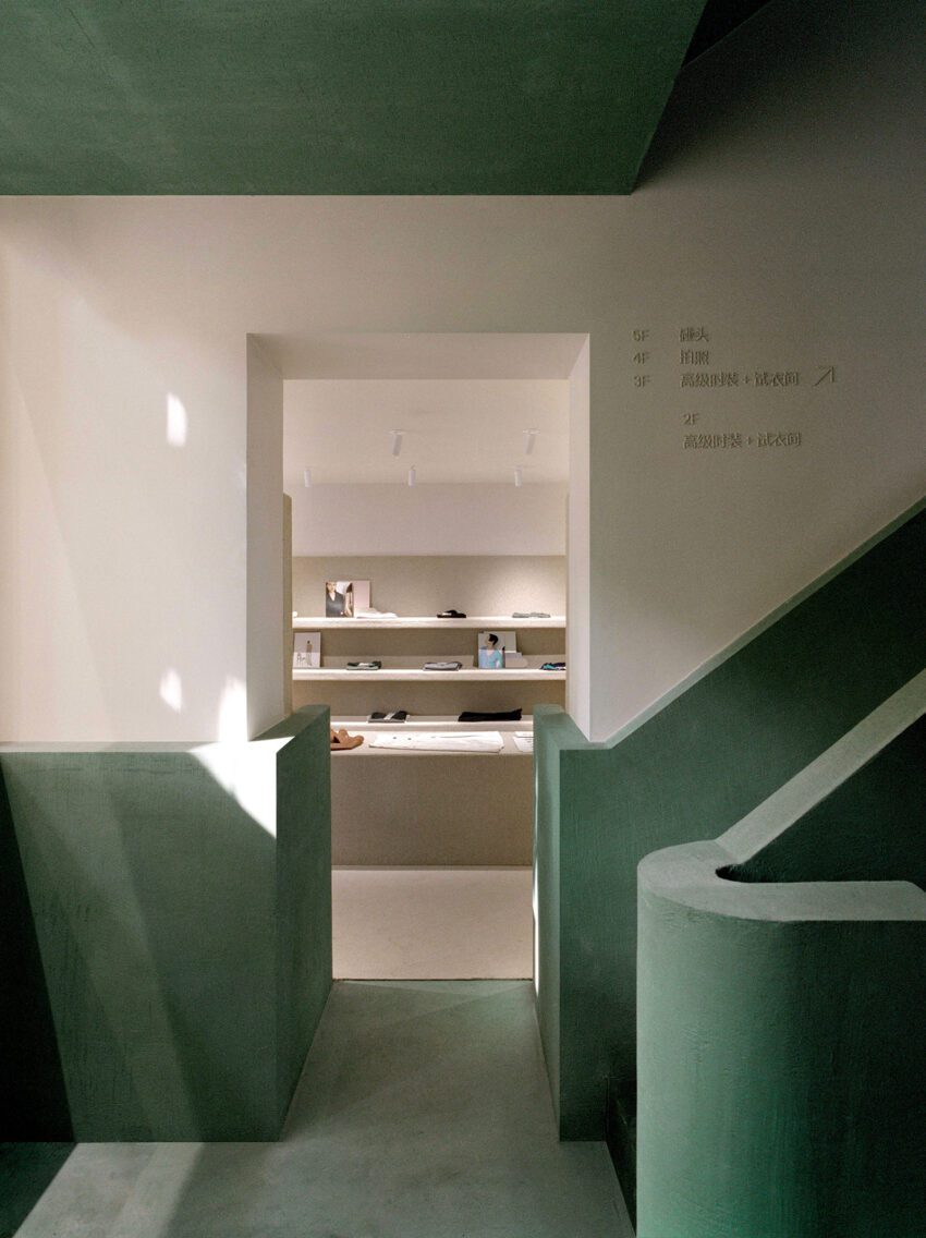 XiaoZhuo Flagship Store by Offhand Practice ArchEyes The green path