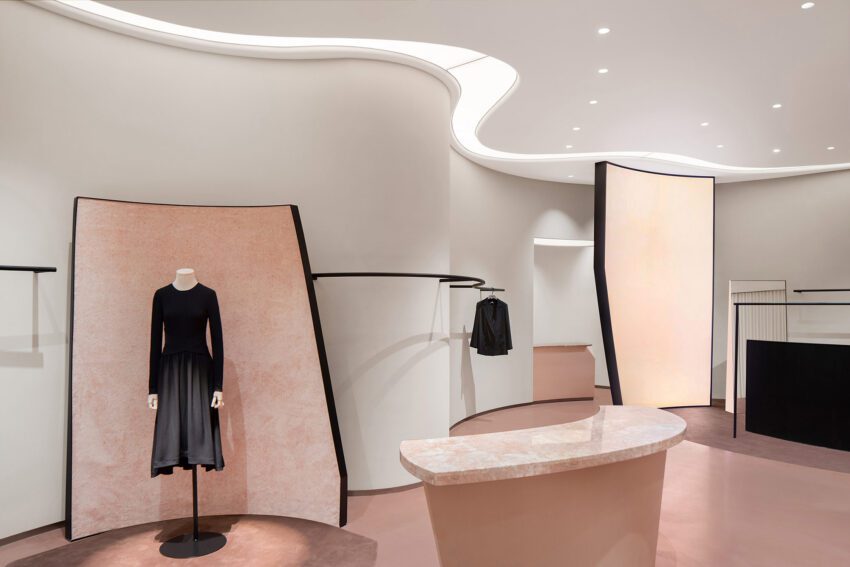 The sophisticated lighting system The New Brand Space of JASON WU by SLT Design Vincent Wu