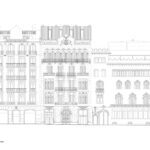 Casa Alesan by BACH Architects in Barcelona Art Nouveau front elevation