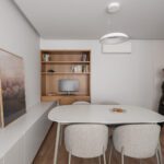 estudioamatam capitaes abril apartment living dining office room after
