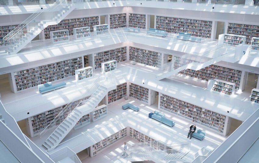 The Library of Stuttgart, Germany
