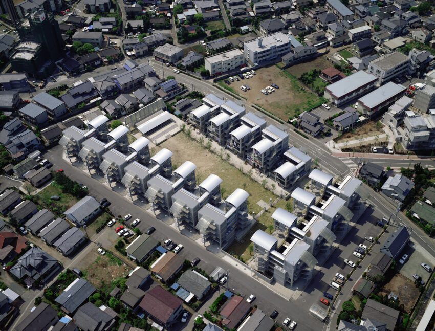 Hotakubo Housing Complex by Riken Yamamoto aerial