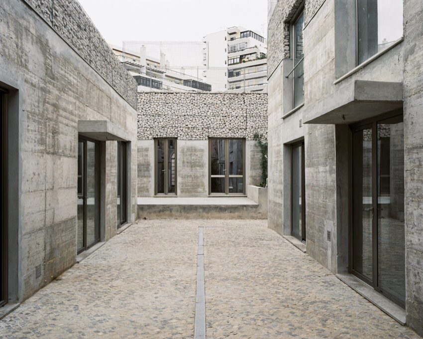 Three Exposed Concrete Façades Resudential project by Corpo Atelier in Faro Portugal ArchEyes