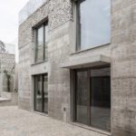 Three Exposed Concrete Façades Resudential project by Corpo Atelier in Faro Portugal ArchEyes