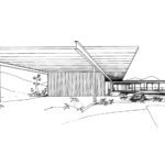 The Stahl House by Pierre Koenig Case Study House Mid Century Modern House Perspective