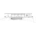 The Stahl House by Pierre Koenig Case Study House Mid Century Modern House section
