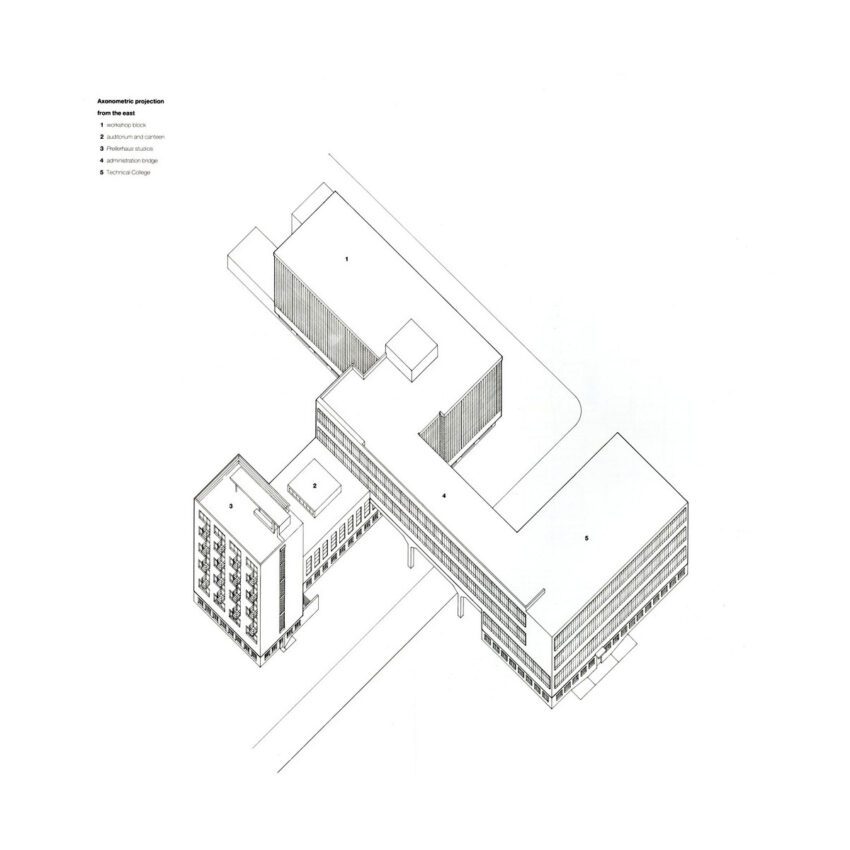 Bauhaus Building Dessau by Walter Gropius ArchEyes