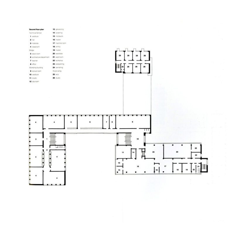 Bauhaus Building Dessau by Walter Gropius ArchEyes