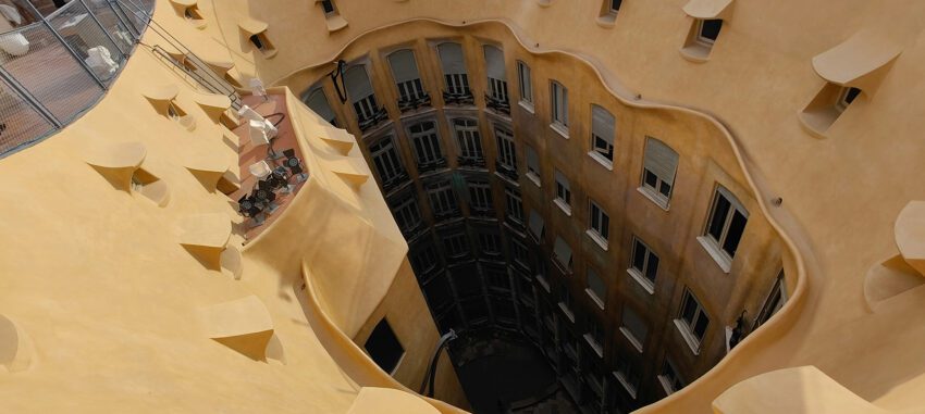 La Casa Mila by Antoni Gaudi Modernist Architecture ArchEyes angel leon