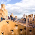 antoni gaudi enrico coco the roof of casa mila shapes details and landscapes