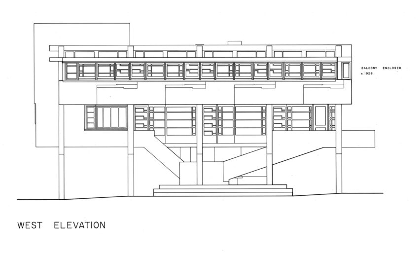 lovell front elevation