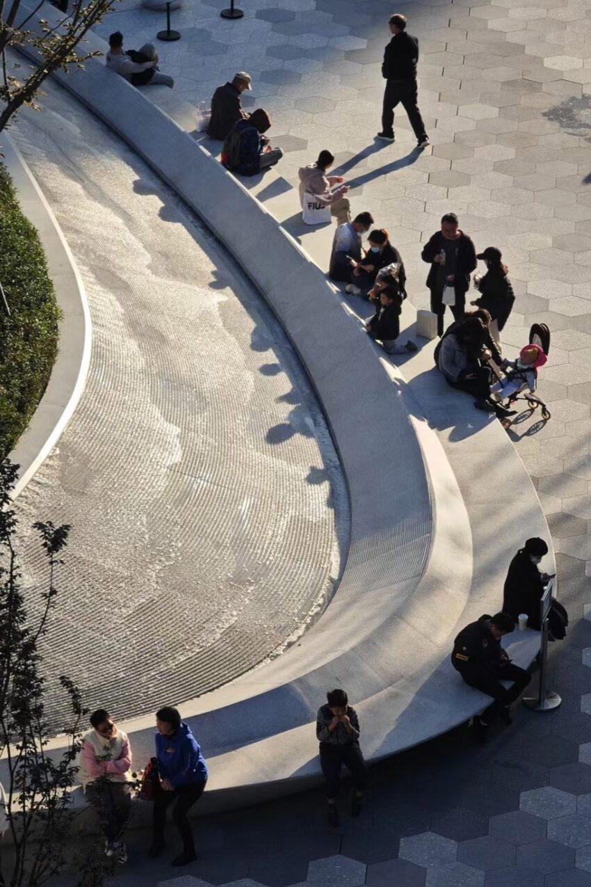 Chengdu MixC Public Plaza Renovation by Zaha Hadid and FLO Landscape Design MixC Life Style