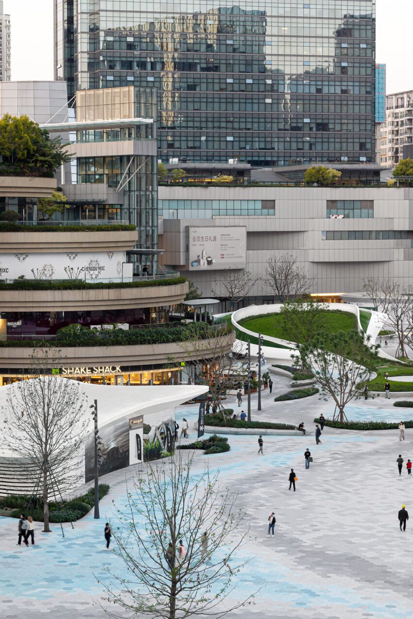 Chengdu MixC Public Plaza Renovation by Zaha Hadid and FLO Landscape Design Nancy Studio