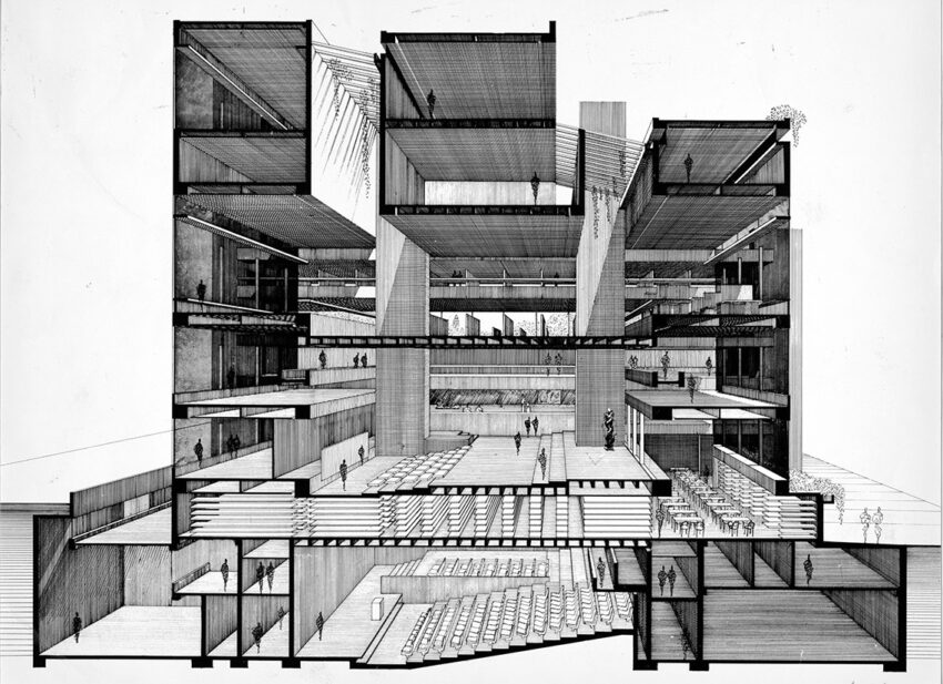 Yale School of Architecture Building by Paul Rudolph